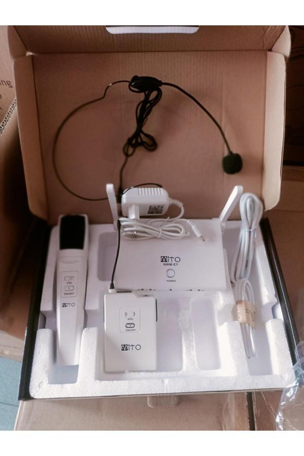 Mito Nwm-Ey Uhf Tek Frekans Dijital El Ve Yaka Verici Mikrofon - Image 1