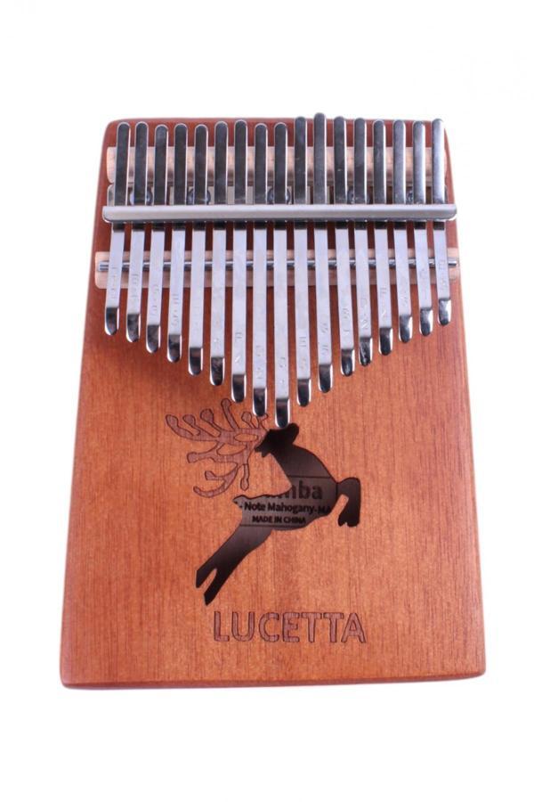 Lucetta Lpk436 Masif Maun Ağacı Geyikli Model 17 Notalı Profesyonel Kalimba Seti - Image 1