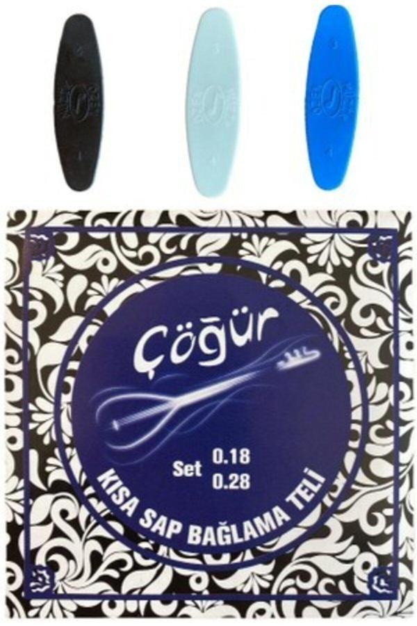Cogur 4 Paket Çöğür Marka Kısa Saplı Sazlar Için 0.18 Numara Paslanmaz Çelik Saz Teli-Mızrap - Image 1