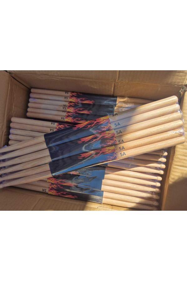 Lucetta (12 Çift) 5A American Clasic Profesyonel Kaliteli Bateri Ve Trampet Bageti (12 Çift) - Image 1