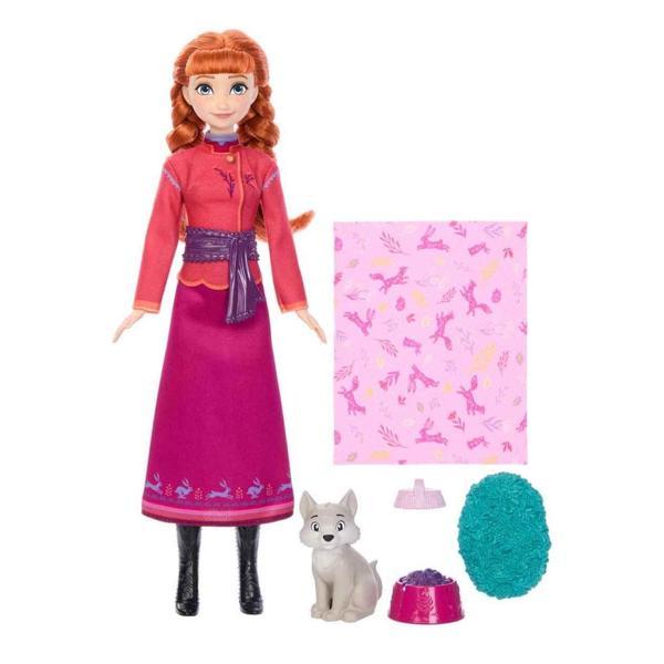 Disney Karlar Ülkesi Anna Bebek ve Yavru Kurtçuk JFG17 - Image 1