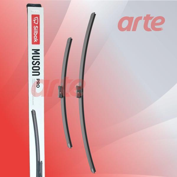 Volkswagen Golf 7 / Golf 8 (2012–2024) Uyumlu | Silbak Ön Cam Silecek Takımı | 2’li Set | %100 Yerli Üretim - Image 1