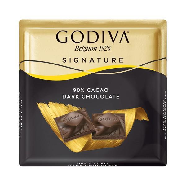 %90 Bitter Kare Çikolata - 52 gram - 6 Adet - Image 1