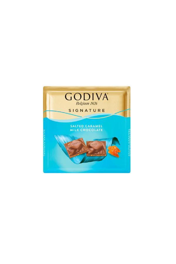Godiva Tuzlu Karamelli Sütlü Kare Çikolata (60g) x 6 Adet - Image 1