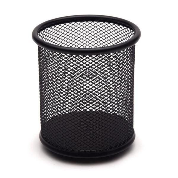 Mas 500 Kalemlik Metal Perforeli Silindir Siyah - Image 1