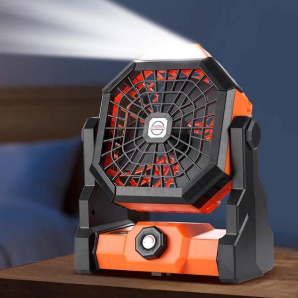 Mini Şarjlı Ledli Kare Fan - Image 1