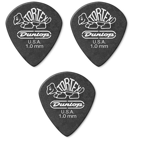 Jim Dunlop 482R1.0 Gitar Penası 3 Adet Tortex Pb Jazz III Pena (1 mm) - Image 1