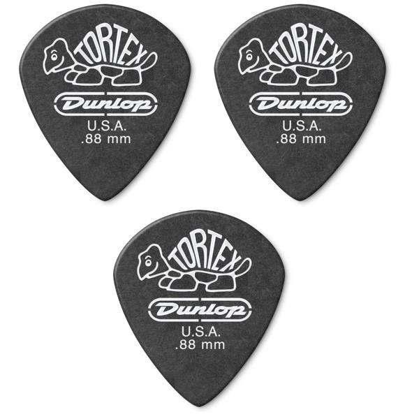Jim Dunlop 482R.88 Gitar Penası 3 Adet Tortex Pb Jazz III Pena (0.88 mm) - Image 1