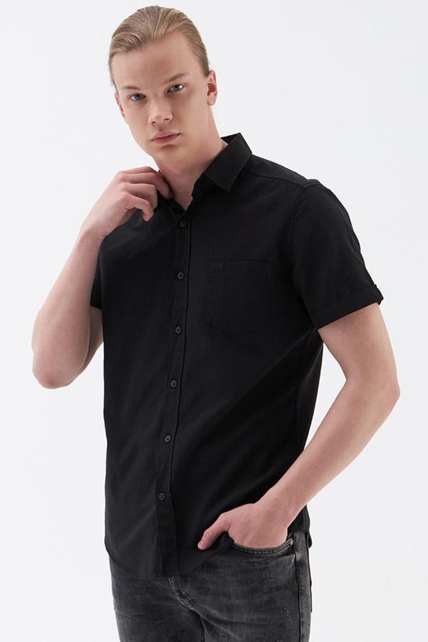 Loft Regular Fit Erkek Kısa Kollu Gömlek LF2024492 - Image 1