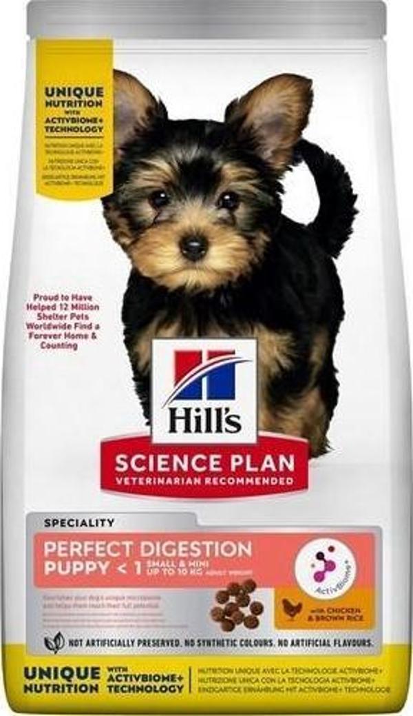 Hills Science Plan Puppy S&M Perfect Digestion Sindirim Düzenleyici Yavru Köpek Maması 1,5 Kg - Image 1