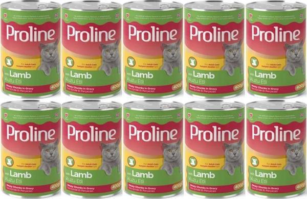 Proline Kuzu Etli Yetişkin Kedi Konservesi 400 Gr*10 Adet - Image 1
