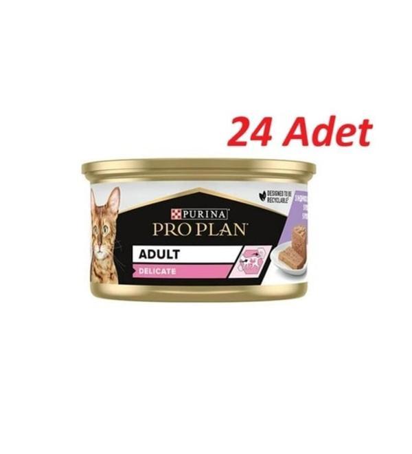Proplan Delicate Hindili Kedi Konservesi 85 Gr 24 Adet - Image 1