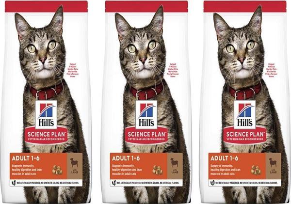 Hills Science Plan Kuzulu Yetişkin Kedi Maması 3 Kg 3 Adet - Image 1