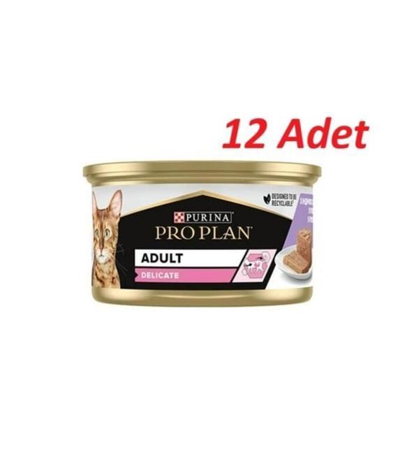 Pro Plan Delicate Hindili Kedi Konservesi 85 Gr X 12 Adet - Image 1
