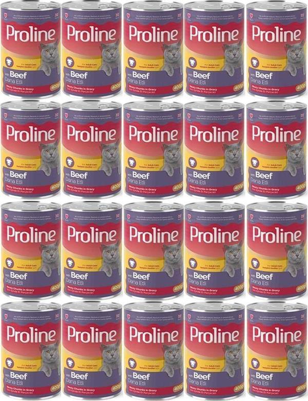 Proline Dana Etli Yetişkin Kedi Konservesi 400 Gr*20 Adet - Image 1