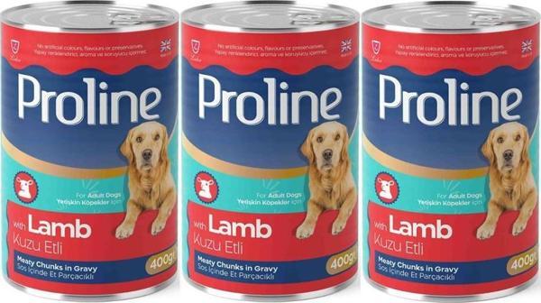 Proline Kuzu Etli Yetişkin Köpek Konservesi 400 Gr*3 Adet - Image 1