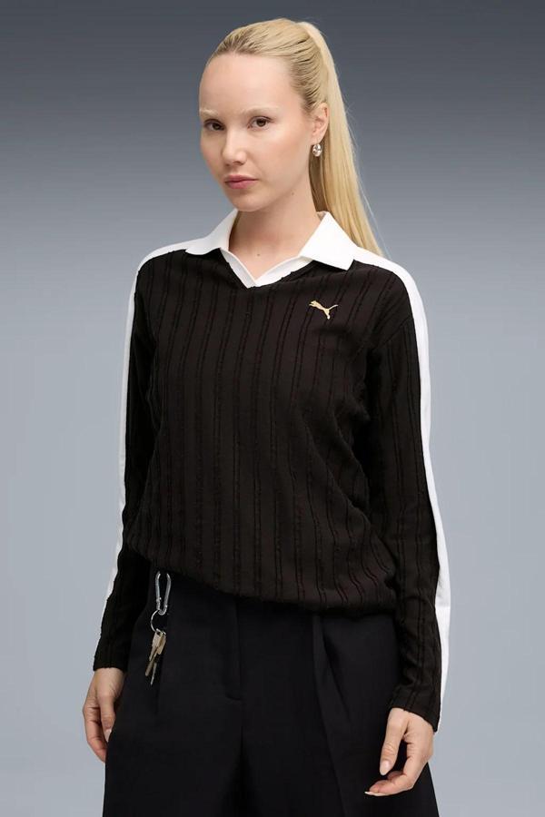 Puma T7 Relaxed Kadın Tişört - Image 1