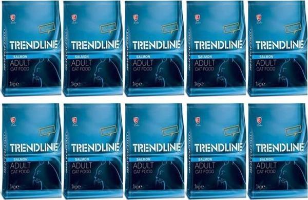Trendline Somunlu Yetişkin Kedi Maması 1 Kg 10 Adet - Image 1