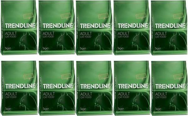 Trendline Tavuklu Yetişkin Kedi Maması 1 Kg 10 Adet - Image 1
