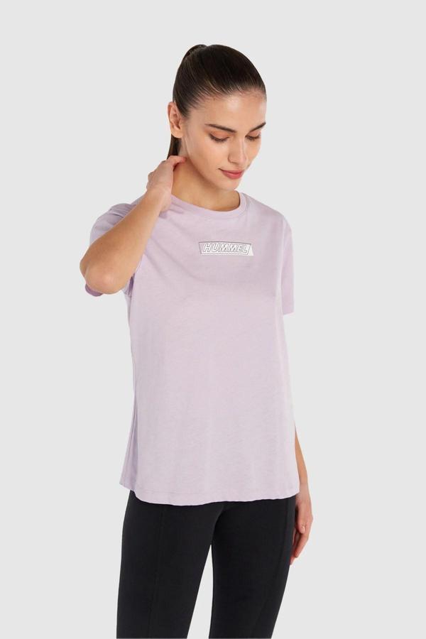Hummel  T-Te Graphıc Logo Layer Co  Kadın Tişört - Image 1