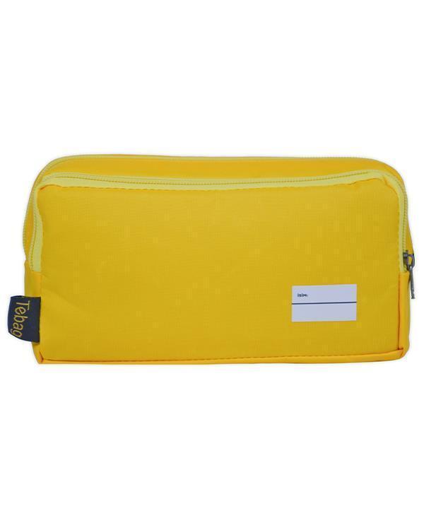 Tebag İki Gözlü Sarı Kalem Çantası - Image 1