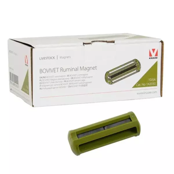 Bovivet Kafesli Rumen Mıknatısı. Yeşil. 35 x 100 mm (10'lu Paket) - Image 1