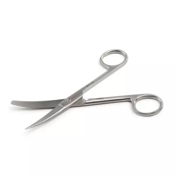 Standart Makas. 14,5 cm / 5.7, Künt / Sivri. Eğri - Image 1