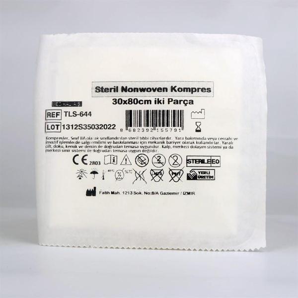 Steril Spanç (Nonwoven) 30x80 - Image 1