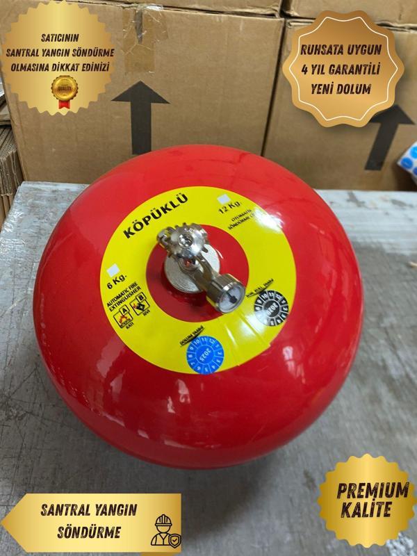 6 Kg Yangın Tüpü Tavan Tipi Sprinkli otomatik söndürme sistemi - Image 1