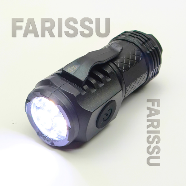 3 LED'li Güçlü Mini El Feneri Şarj Edilebilir Type-C - Image 1