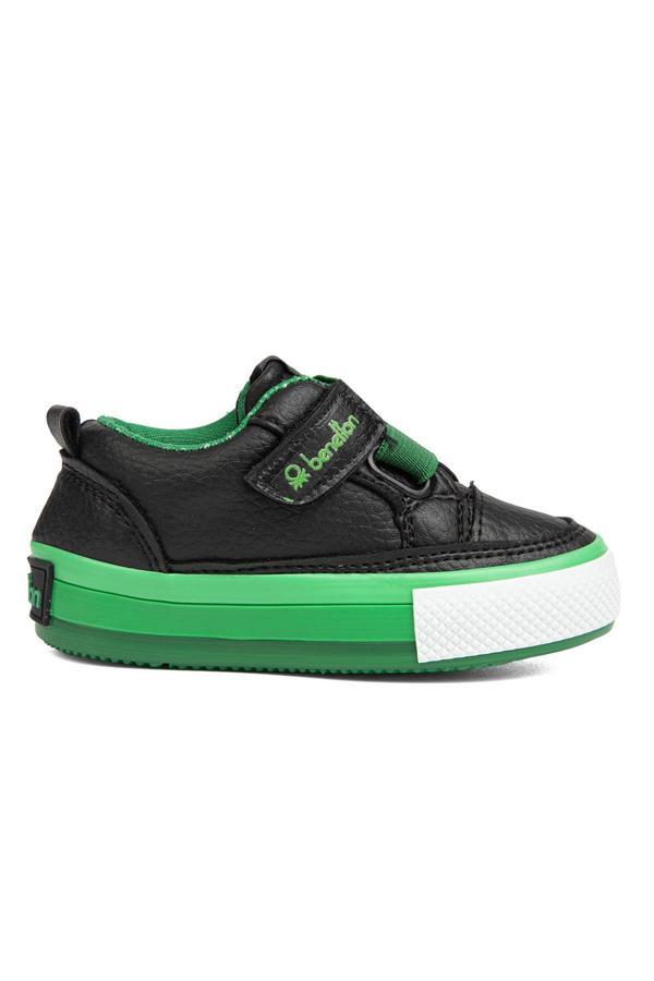 Benetton® | BN-30445 - 3394 Siyah Yesil - Çocuk Sneaker - Image 1
