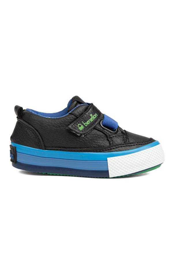 Benetton® | BN-30445 - 3394 Siyah Sax Mavi - Çocuk Sneaker - Image 1