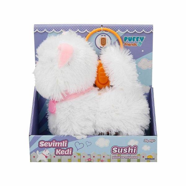 3377 Sevimli Kedi Sushi Sesli ve Hareketli -Sunman - Image 1