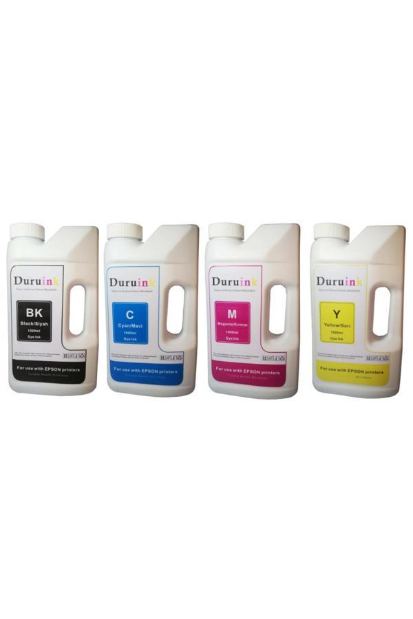 Duruink Epson Ecotank L3210 101 103 Uyumlu Mürekkep Seti 4 Renk 4X1000Ml - Image 1