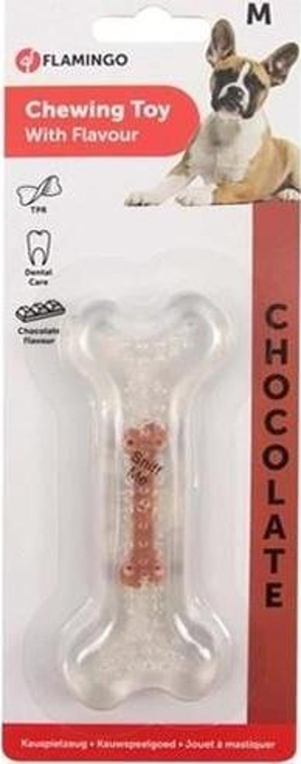 Flamingo Çikolata Kokulu Şeffaf Kemik 12 Cm - Image 1