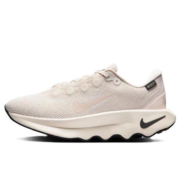 Nike Motiva Goretex Womens Walking Shoes Su Geçirmez Nefes Alabilen Reflektörlü Kadın Yürüyüş Ayakkabısı Krem - Image 1