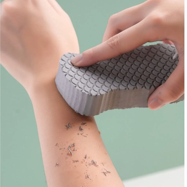 Mucit Home   Banyo Vücut Duş Süngeri Sihirli Vücut Ölü Deri Sökücü Vücut Masaj Peeling Fırçası Süngeri - Image 1