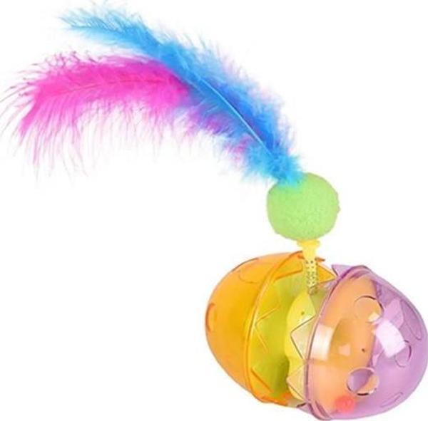 Flamingo Ugo Yumurta Şeklinde Kedi Oyuncağı - Image 1