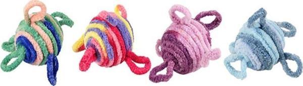 Flamingo Wollen İkili Top Kedi Oyuncağı 4,5 cm - Image 1