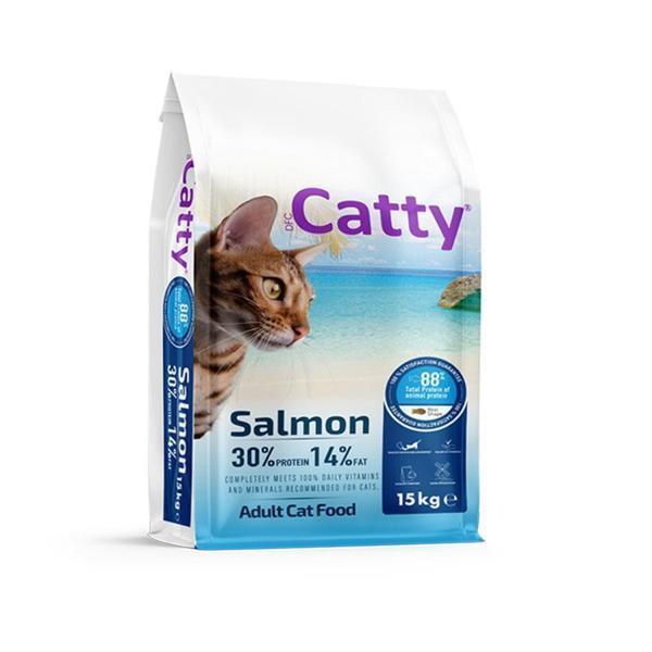 Catty Yetişkin Kedi Maması Somonlu 15 Kg - Image 1