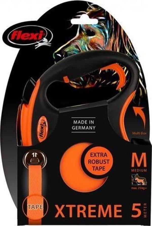 Flexi XTREME Otomatik Şerit Köpek Gezdirme Kayışı 5 Metre Medium - Image 1