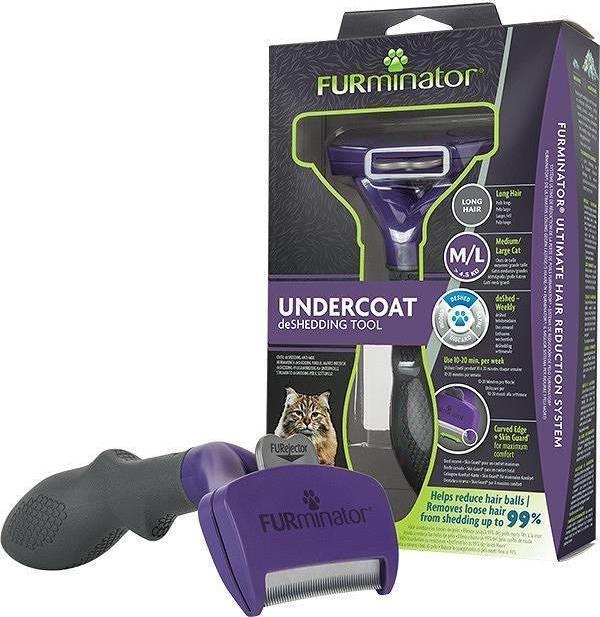 Furminator Uzun Tüylü Kedi Tarağı L 6cm T691741 - Image 1
