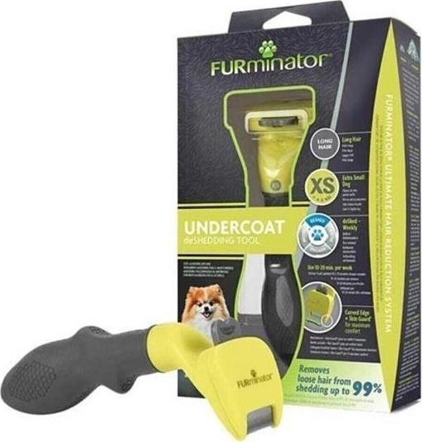 Furminator Uzun Tüylü Küçük Irk Köpek Tarağı XSMALL - Image 1