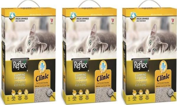 Reflex Klinik Kedi Kumu 6 Lt 3 Adet - Image 1