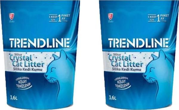 Trendline Tozsuz Silika Kedi Kumu 3,6 Lt * 2 Adet - Image 1