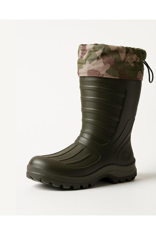 Sonimix Avcı Çizmesi, Termal Çizme - Kamuflaj Desen Haki - Image 1