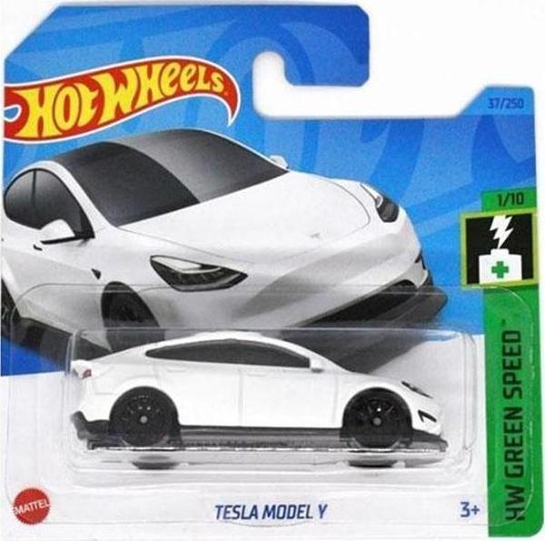 Hot Wheels - Tesla Model Y - Beyaz (1/64)  - Image 1
