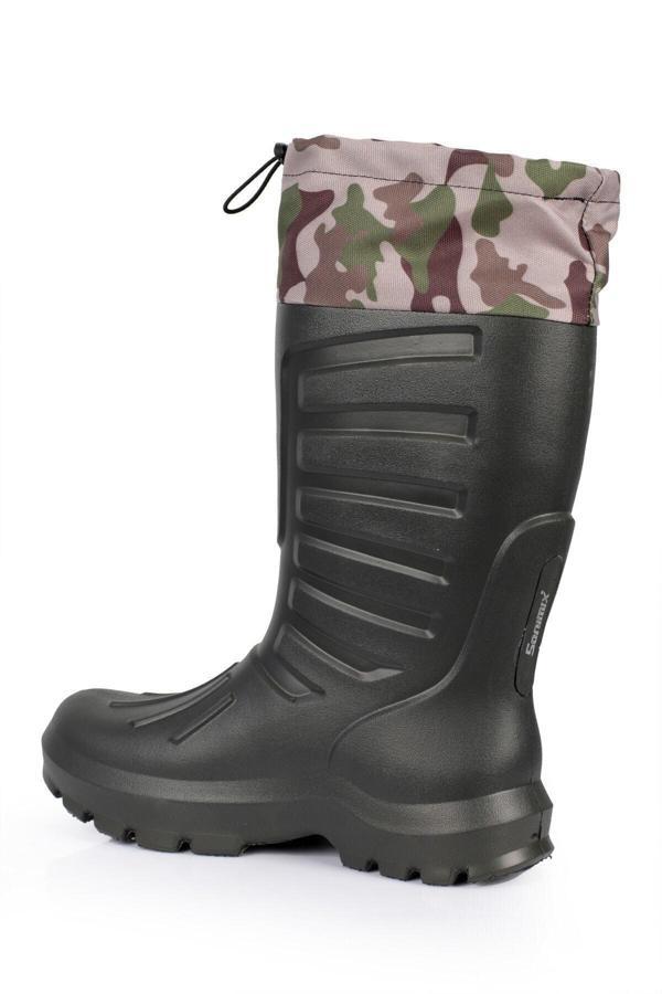 Sonimix Erkek Haki Renk Detaylı Avcı Çizmesi - Image 1