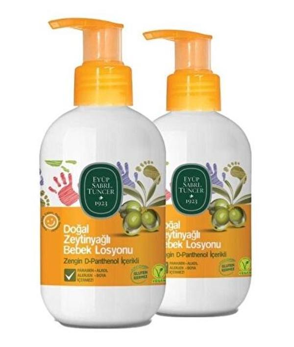 Eyüp Sabri Tuncer Doğal Zeytinyağlı Bebek Losyonu 280 ml x 2 Adet - Image 1