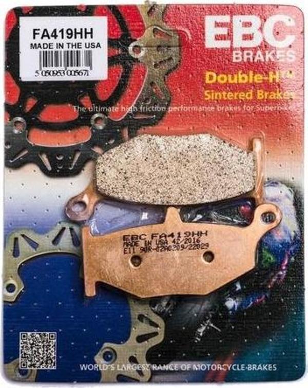 2008-2012 Suzuki B-King Arka Fren Balatası Ebc Fa419Hh Sinterli - Image 1
